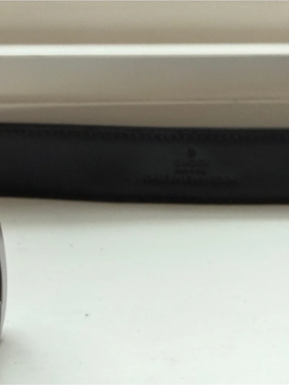 Gucci - 2006 Black Leather Belt with Silver Logo Buckle